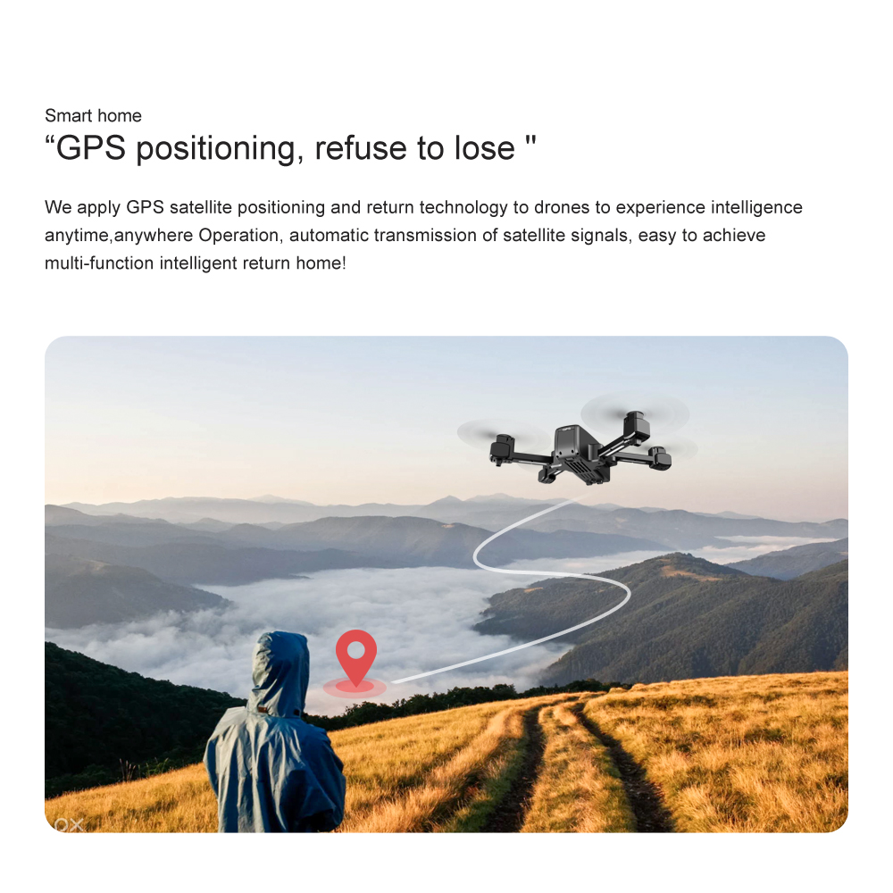 S176 RC Drone with Camera 4K Drone Dual Camera RC Drone WiFi FPV Gesture Photo/Video Optical Flow Positioning Headless