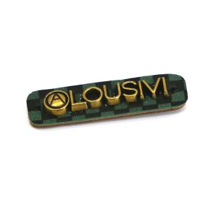 Quality Green Leather Patches For Clothes Copper Material Logo Pattern OEM ODM wholesale