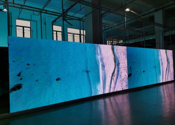 P4 Commercial Indoor Advertising Flexible Film Group , LED Full Color Display