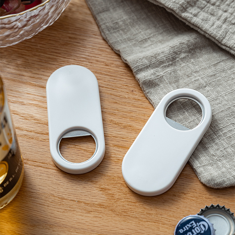 Customizable Logo Magnetic Stainless Steel Can Bottle Opener for Smooth Operation in Kitchen