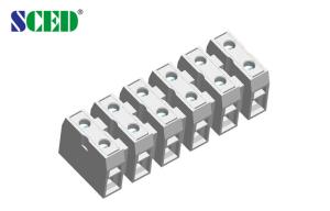 Quality PA66 Insulation 600V 30A Feed Through Terminal Block Pitch 12.00mm wholesale