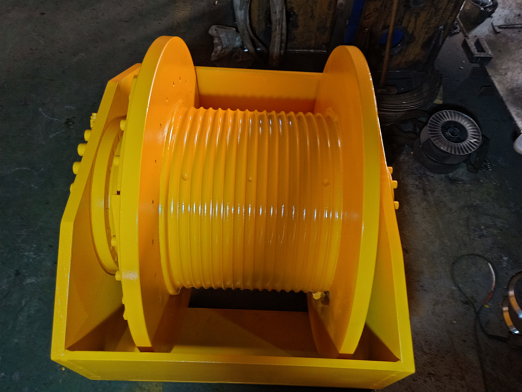 Slow Speed 30t High Power Winch Hydraulic For Offshore Platform Hydraulic Pump