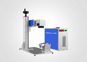 Quality 20w 30w 50W 100W Fiber Laser Marking Machine With Rotary For Gold Stainless Steel Color Mopa Fiber Metal wholesale