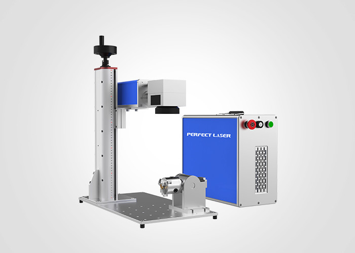 Metal Marking Machine 20w 30w 50W 60W Split Desktop Portable High Precision Fiber Laser Marking Machine Metal With Rotation Axis