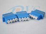 4 Ways with Flange LC / UPC Blue house Fiber Optic Adapter To High wearable
