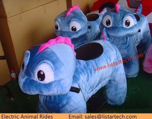 Quality Animales Montables Electricos Bike Animations Plush Motorized Stuffed Animals wholesale