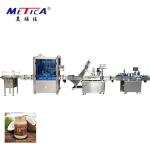 PLC Control Bottle Filling Line Equipment 700-1500BPH For Coconut Oil
