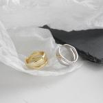 925 Sterling Silver Jewelry Irregular Opening Ring For Women