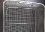Kitchen 304 Stainless Steel Wire Mesh Storage Basket 300x197x70mm