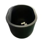 Chemical Stability Oval Type Crucible Metal Melting Silicon Carbide Graphite