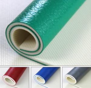 Quality Anti Fatigue Waterproof PVC Sports Flooring Colored Sheet Vinyl Court wholesale