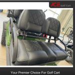 Slip On Design Golf Car Seat Golf Cart Acessories In Black Artificial Leather
