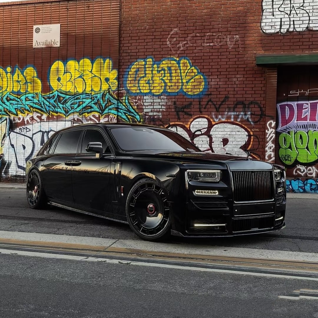 RR11 Rolls Royce Phantom Body Kit MSY Style Front And Rear Bumper Spoiler On Hood