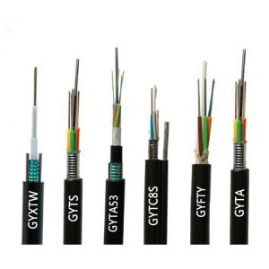 Quality GYTS Single Mode Fiber Optic Cable Underground Duct Direct Burial wholesale