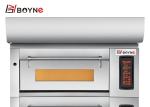 Stainless Steel Commercial Bakery Kitchen Equipment Three Deck Oven