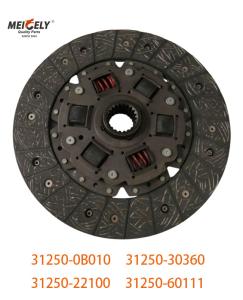 Quality Clutch Disc 31250-0B010 For 2L 3L 2LT ENGINE 31250-30360 wholesale