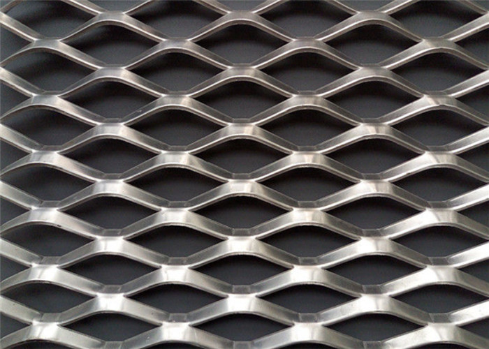 4-100mm LWD Aluminum Expanded Metal Mesh Woven Facade Cladding for Decor