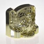 Luxury Design Coffin Ornaments / Coffin Corner ABS Material With Steel Bar