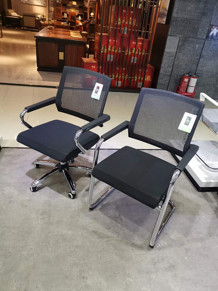 Durability and Functionality in One Adjustable Swivel Blue Mesh Office Chair with Wheels
