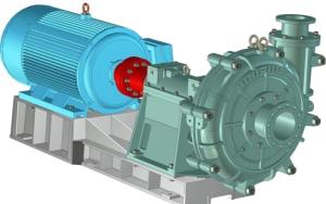 Quality Wearproof Horizontal Slurry Pump For Mining ISO9001 Approved 200ZBD-630 wholesale