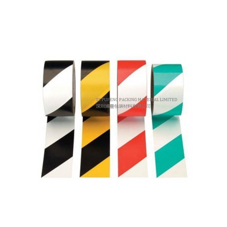 Engineering Grade 3mm-1200mm Heavy Duty Floor Marking Tape , Yellow Tape For Floor Marking For Traffic Warning Signs