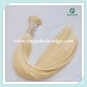 Quality Peruvian 5A virgin remy hair bulk ,613# color, straight style 10''-26''length hair wholesale