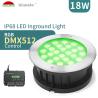 Buy cheap 18W RGB DMX512 Led Ground Lights Waterproof IP68 900LM For Garden from wholesalers
