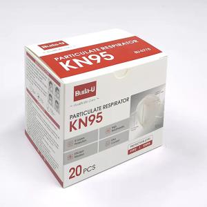 Quality Earloops Embossing KN95 Respirator Mask With 95% Filtration Efficiency wholesale