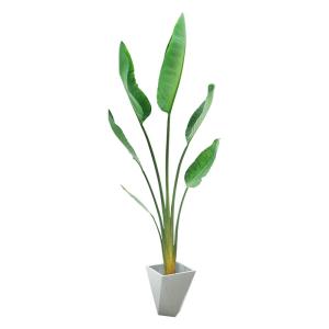 Quality Eco Friendly Artificial Potted Floor Plants PU Traveler Banana Palm Bonsai Ornament wholesale