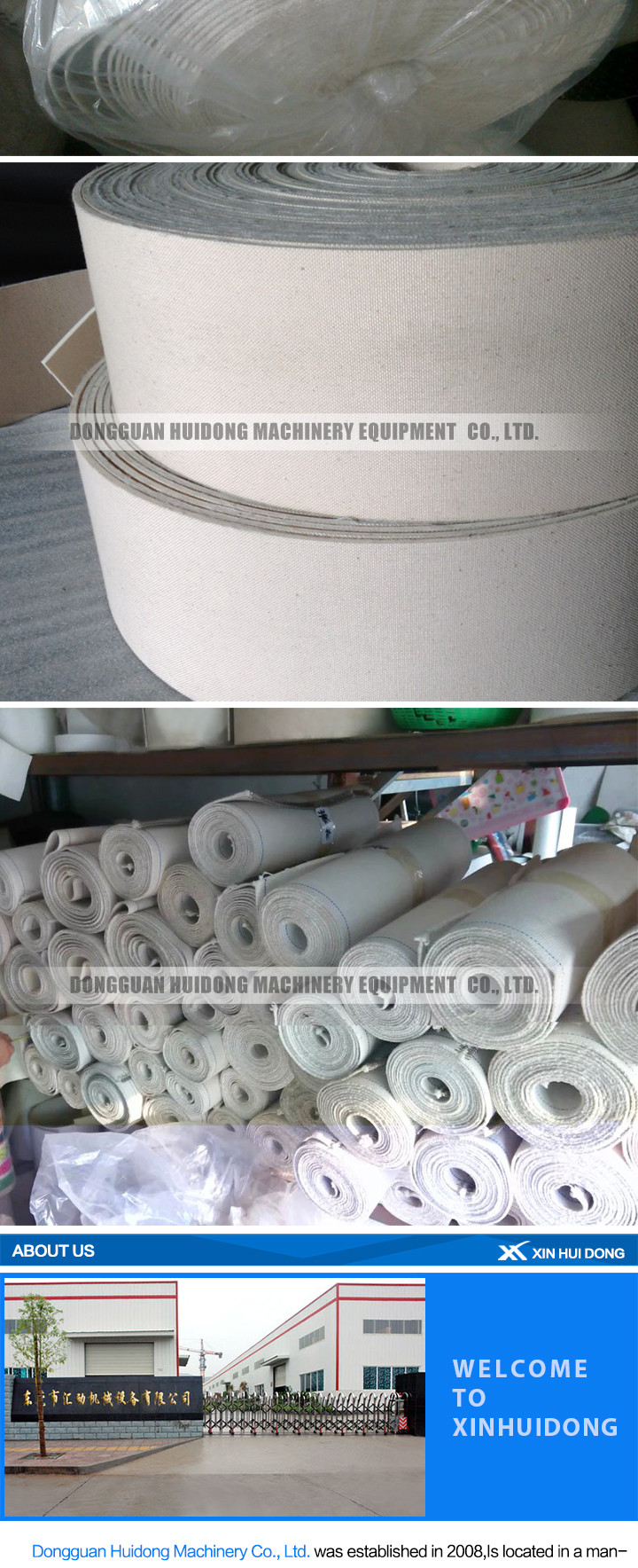 Heat Resistant Wide Belt Conveyor , Grain Low Profile Belt Conveyor