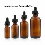 1oz 2oz 3oz 4oz Cobalt Blue Boston Glass Bottle for Cosmetics Essential Oil