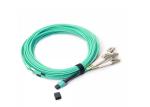 8 Core MTP-LC OM3 10G 50/125 Ruggedized Distribution Fiber Optic Patch Cord LSZH