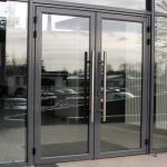 Office Aluminum Hinged Screen Doors 1.4mm-2.0mm Powder Coated