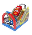 Racing Car Theme Commercial Inflatable Slide For Childrens Rental