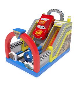 Quality Racing Car Theme Commercial Inflatable Slide For Childrens Rental wholesale