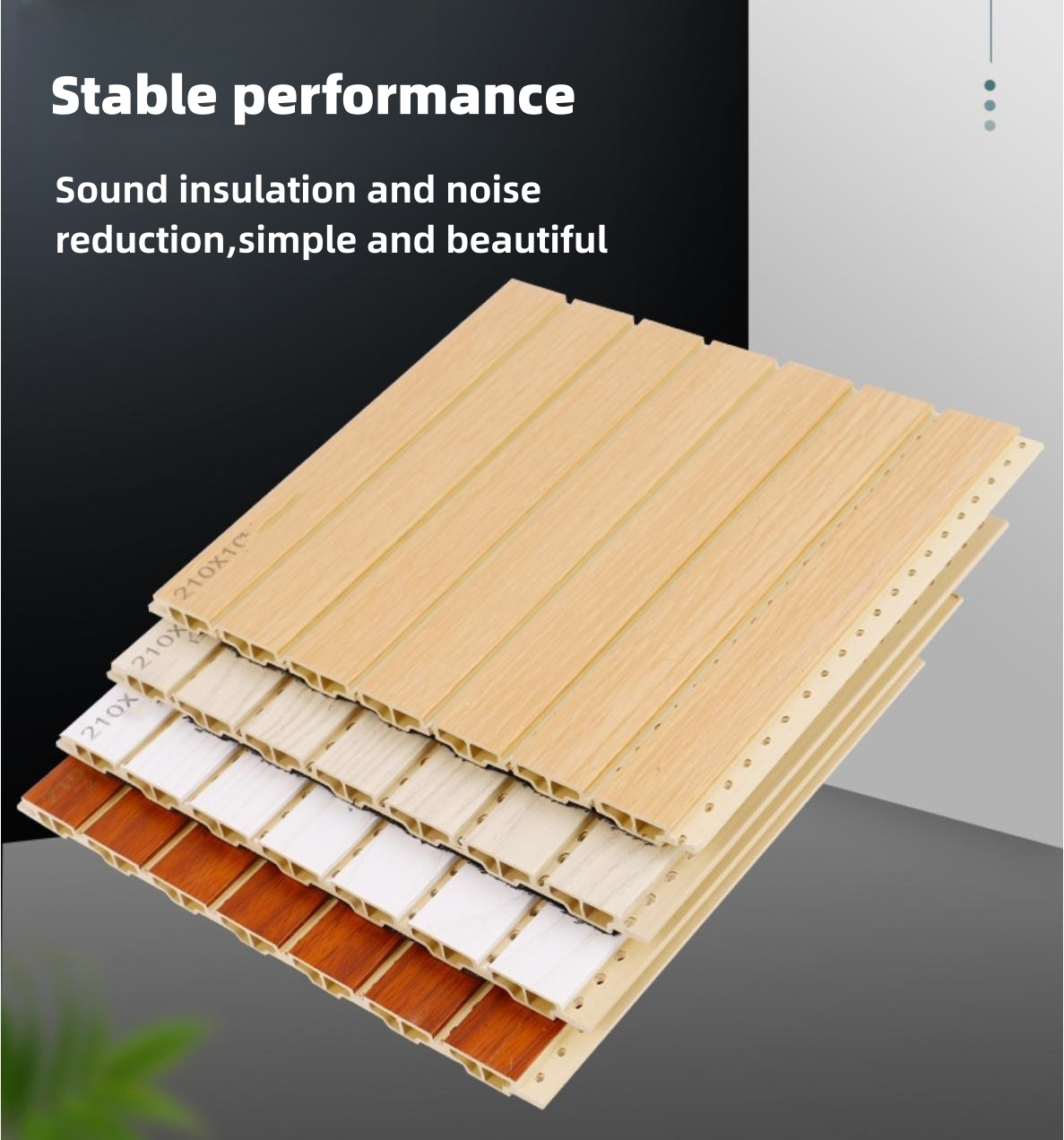 Decorate Your Interior with Damask Pattern WPC Wall Panel and Insulated Slat Wood