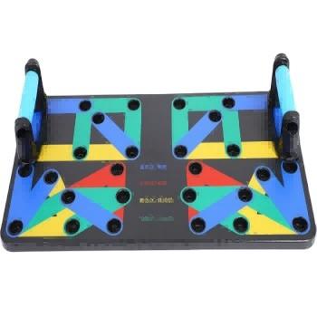 Multifunctional Foldable Pushup Board Fitness Floor press up Muscle Exercise