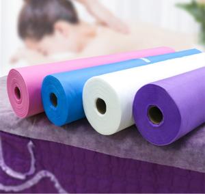 Quality Disposable Massage Table Cover Paper Sheet Pp Non Woven Waterproof Disposable Bed Sheet Rolls For Salon Beauty Spa wholesale