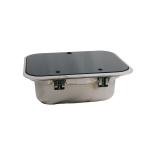 RV kitchen parts Stainless Steel basin with lid including the foldable