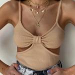 Sexy Hollow Slim Small Ladies Camisole Tank Tops