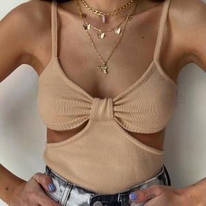 Quality Sexy Hollow Slim Small Ladies Camisole Tank Tops wholesale