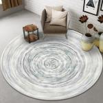 Abstract Printing Living Room Floor Carpets Circular Visual absorbent door mat