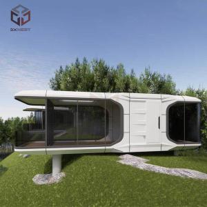 Quality Fireproof Capsule Prefabricated Glamping Pods Homes 29.6m2 wholesale
