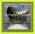 600mm roof turbo ventilator for warehouse stainless steel