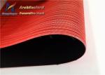 Fireproof Laminated Glass Wire Mesh Red Stainless Steel 316