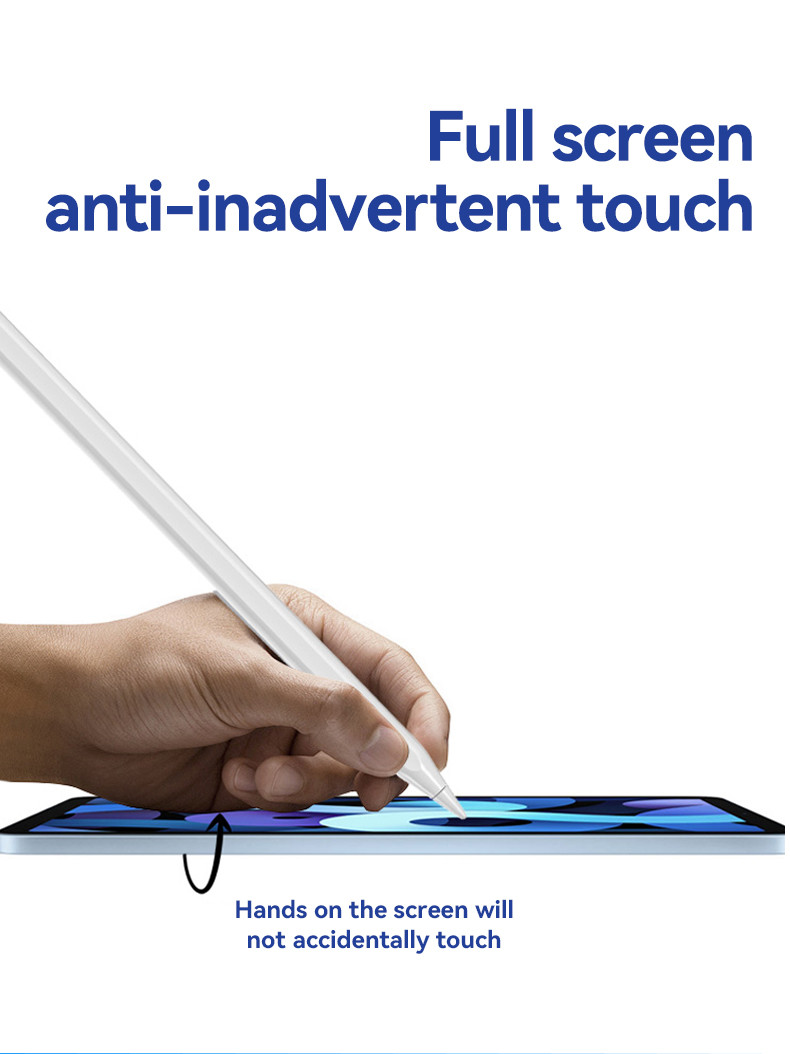 Working Time 8-10 Hours Tablet Stylus Pencil With Painted Aluminum Pen Body