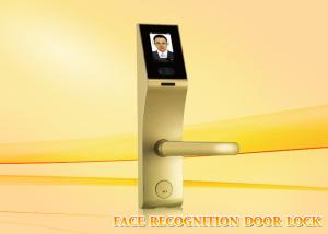 Quality 3 inch Touch Screen stainless steel face recognition door lock with mechanical key wholesale