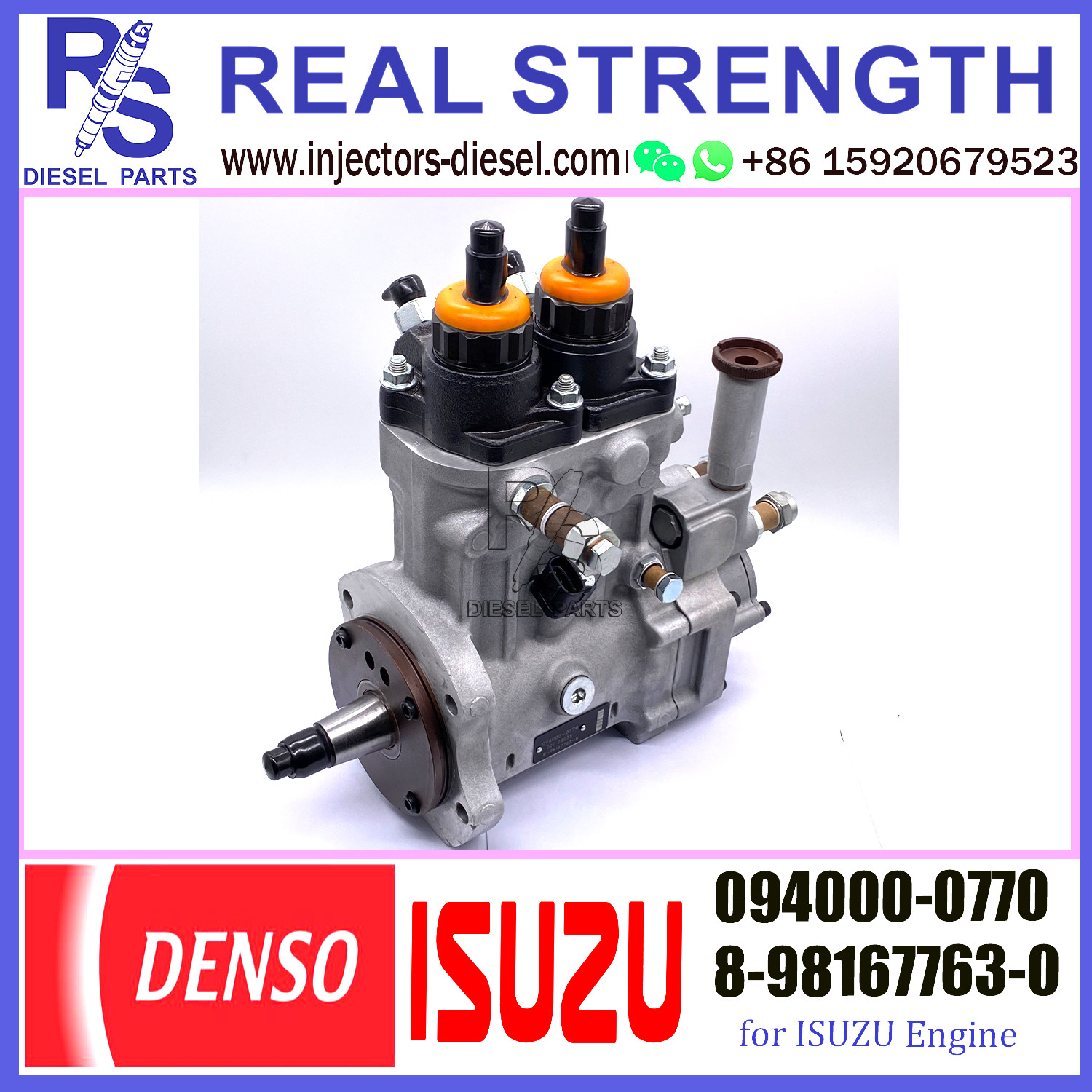 094000-0770 DENSO Diesel Engine Fuel HP0 pump 094000-0770 For ISUZU 6WG1 8-98167763-0