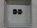 Metal Indoor and Outdoor Fiber Distribution Box wall Mounted 8 Ports FTTH Fiber