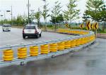 Single / Double Roller Highway Safety Barriers Customized Color